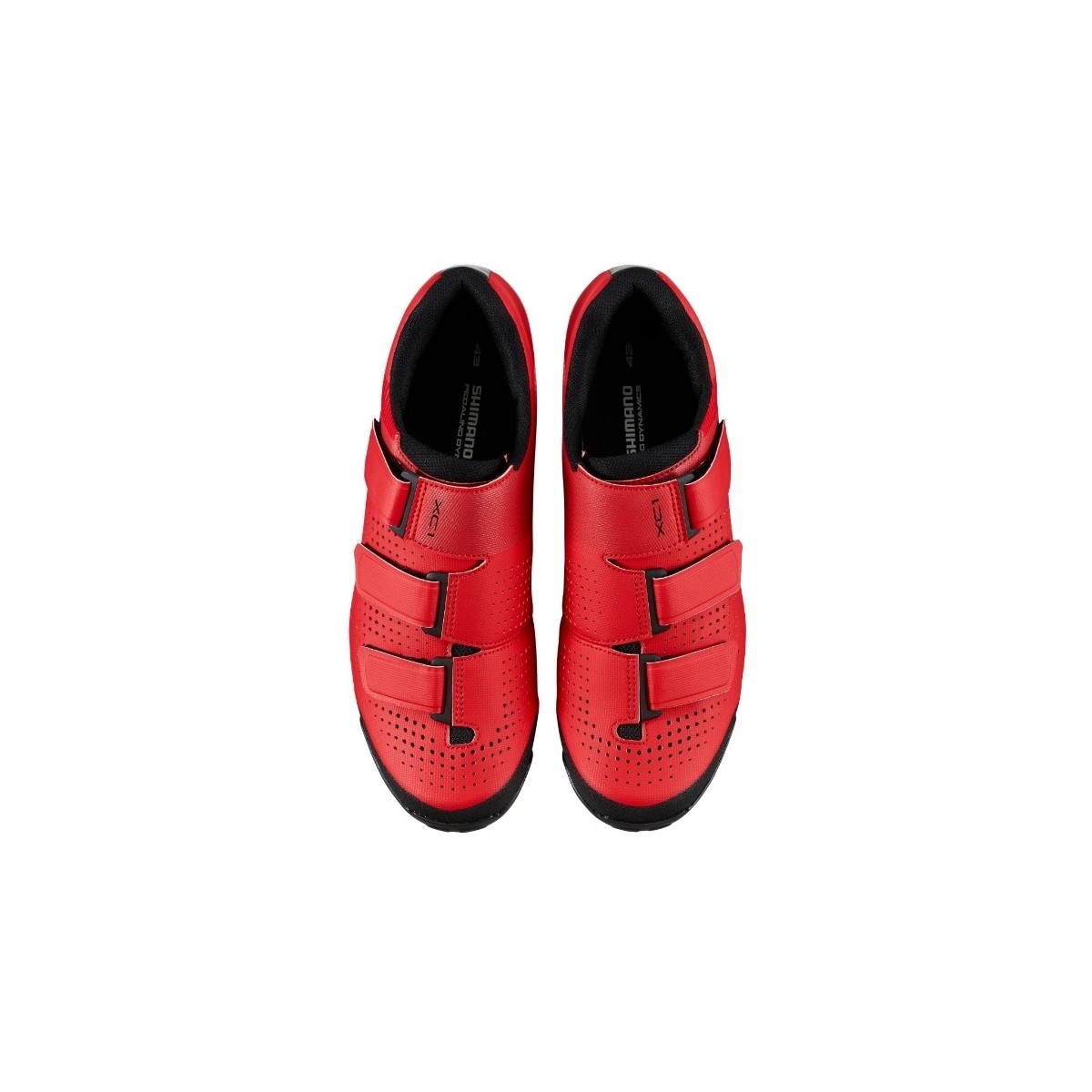 SHIMANO SH-XC100 red mtb shoes