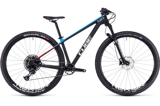 CUBE ELITE C:62 SLX ROOKIE mountain bike - carbon/blue/red - 2023