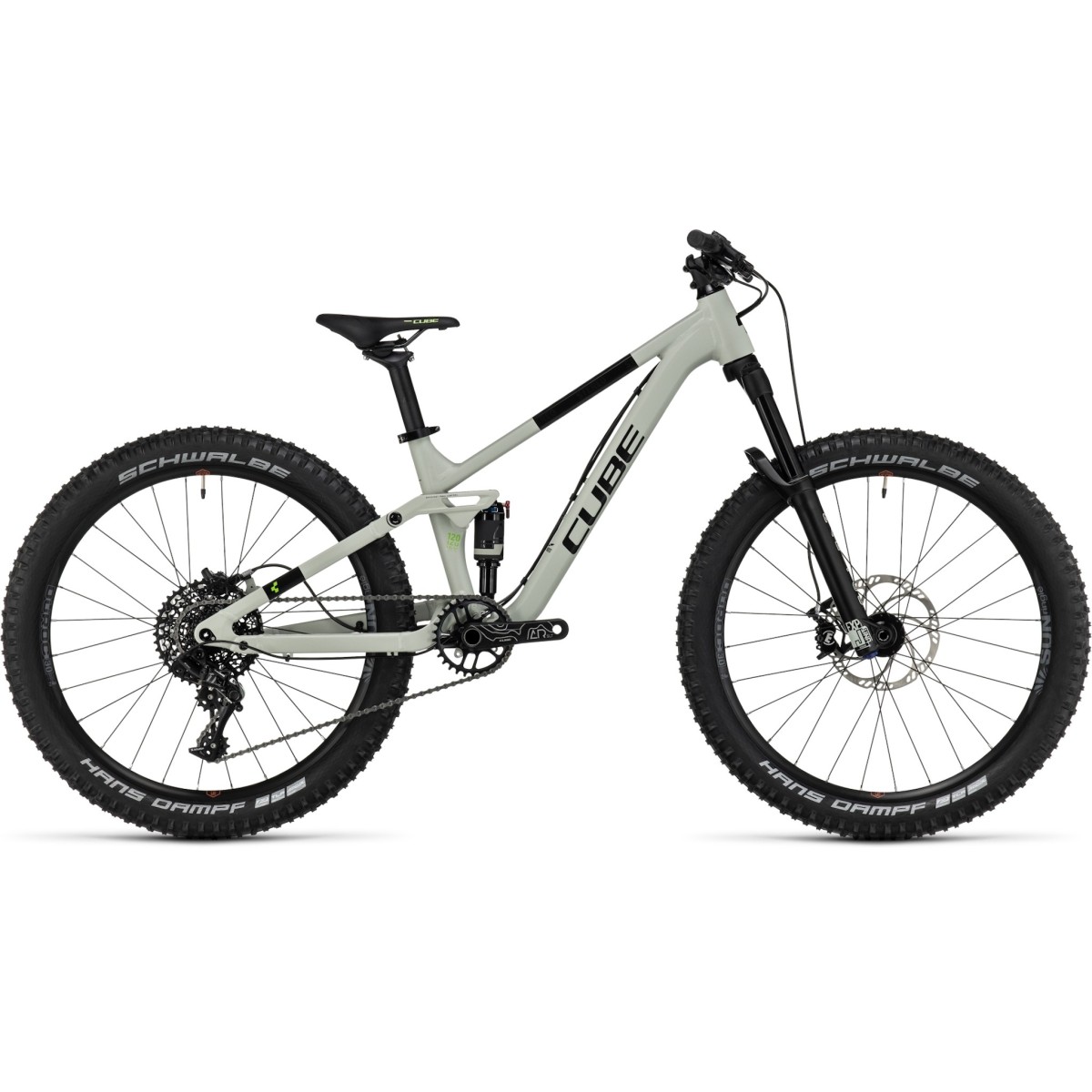 CUBE STEREO 240 PRO kalnu velosipēds - swampgrey/black - 2023
