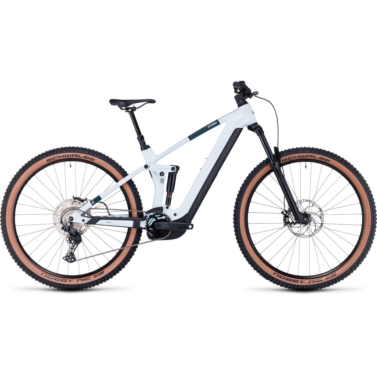 CUBE STEREO HYBRID 140 HPC PRO 750 elektro velosipēds - frostwhite/grey - 2023