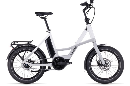 CUBE COMPACT Hybrid 500 elektro velosipēds - grey/white - 2023