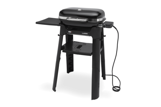 WEBER Lumin black electric grill w/stand, 91010853