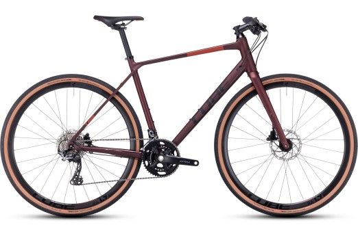 CUBE NULANE RACE gravel bicycle - rubyred/black - 2023