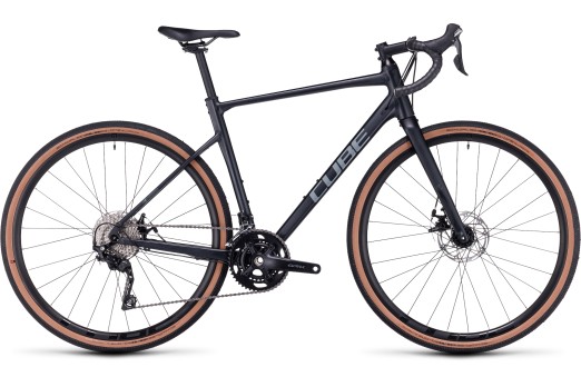 CUBE NUROAD PRO gravel bicycle - metalblack/grey - 2023
