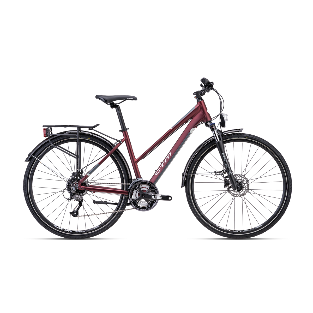 CTM BORA 2.0 TREKKING sieviešu velosipēds - sarkans - 2023