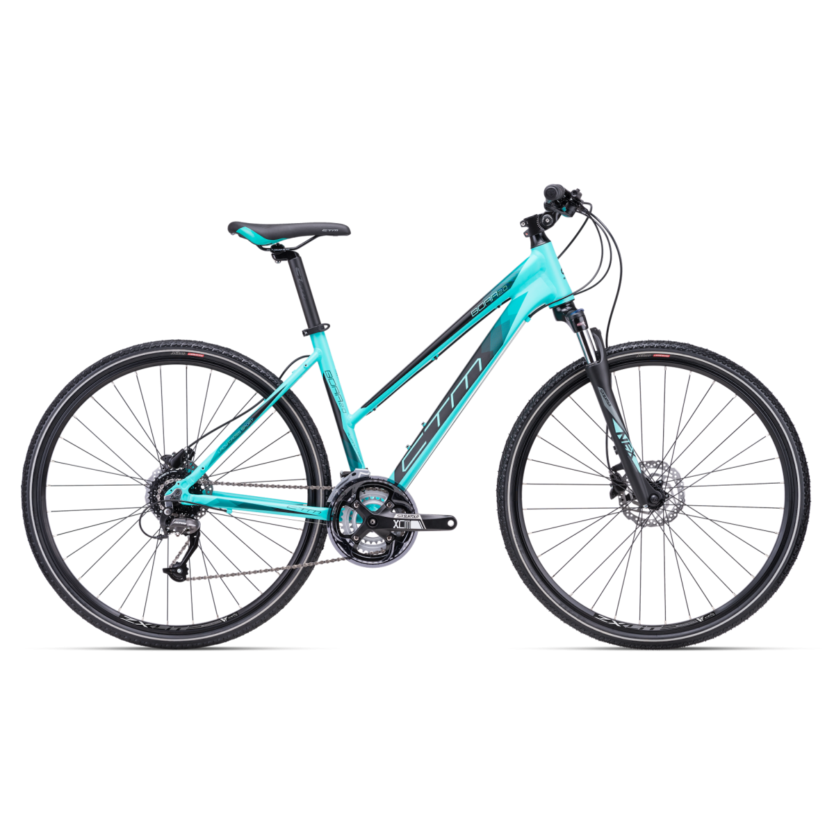 CTM BORA 2.0 trekking bicycle - turquoise - 2023