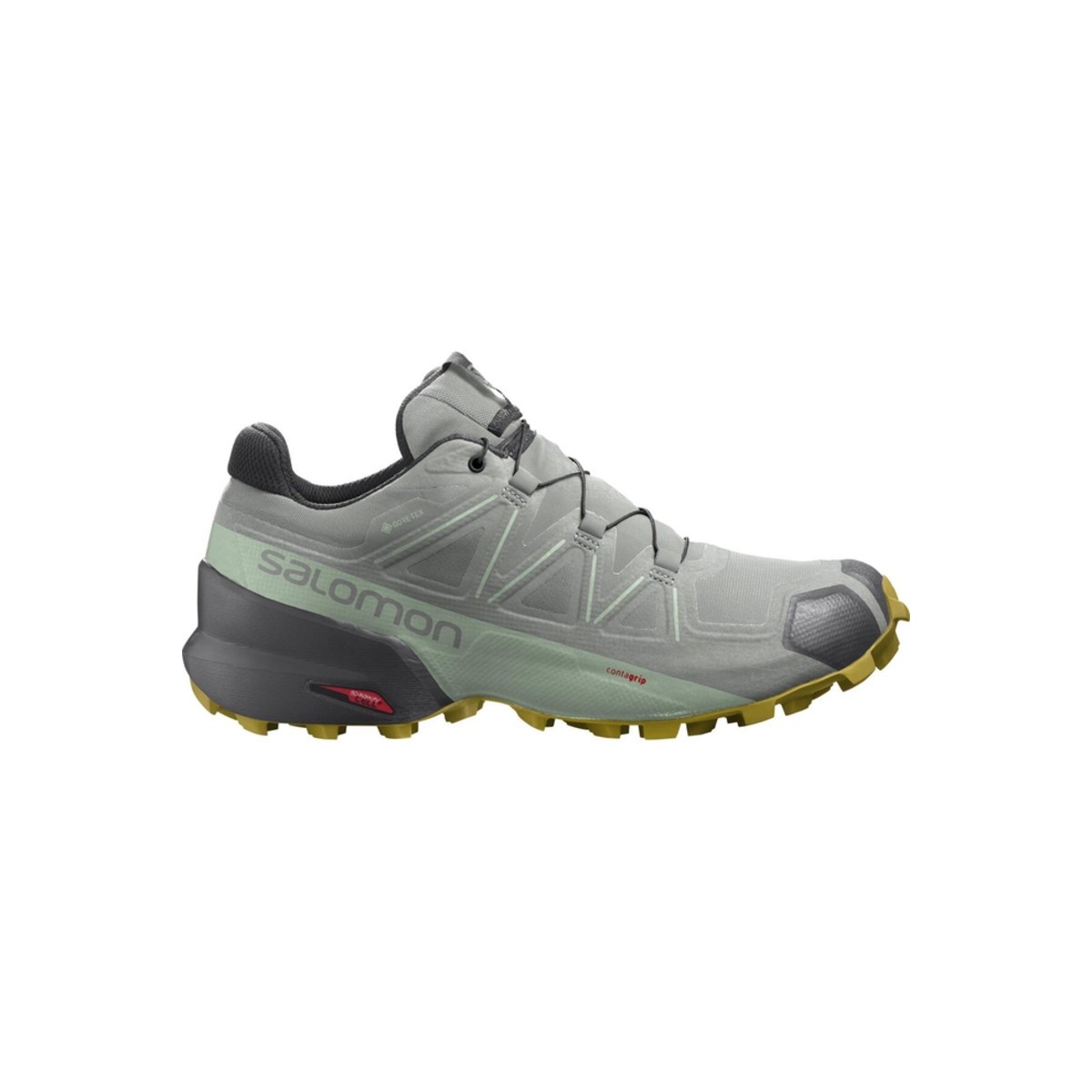 SALOMON SPEEDCROSS 5 GTX W trail running shoes - LIGHT GREEN/GREY