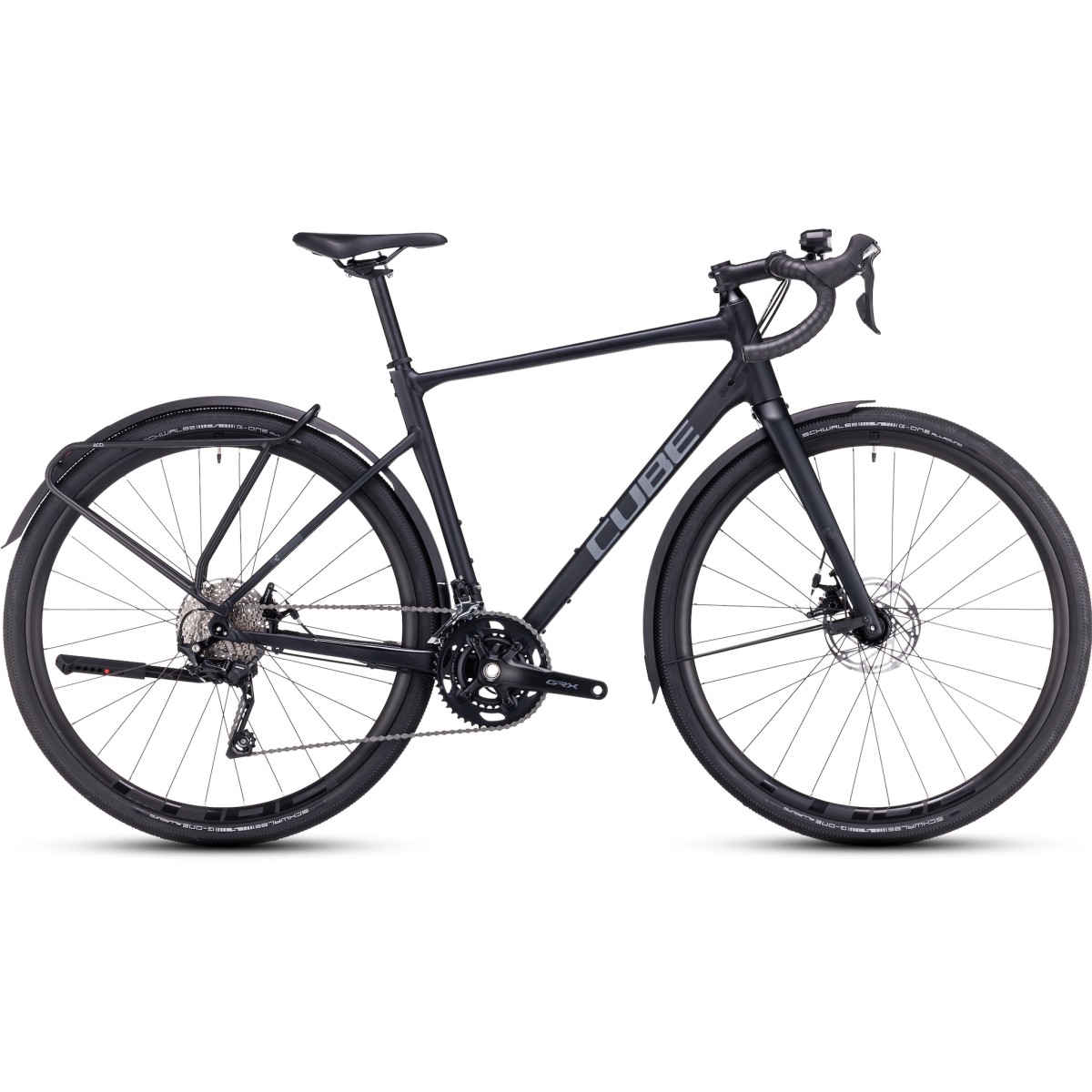 CUBE NUROAD PRO FE gravel velosipēds - metalblack/grey - 2023