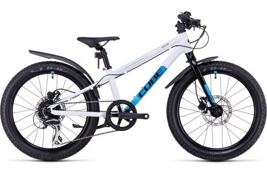 CUBE ACID 200 DISC ALLROAD children bicycle - white/blue - 2023