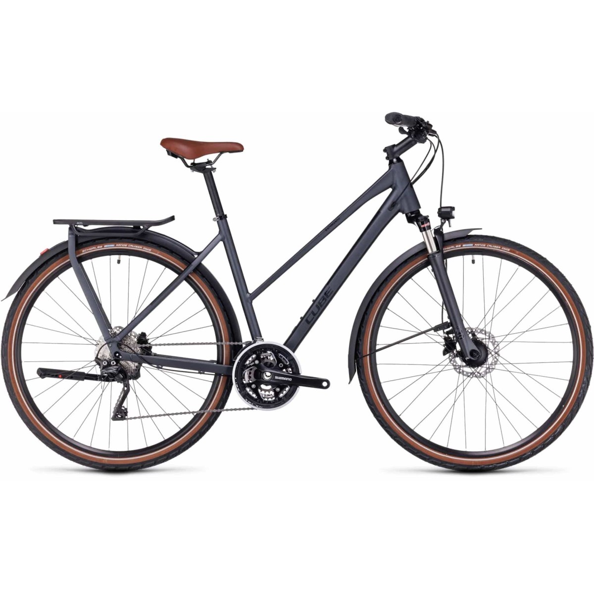 CUBE KATHMANDU PRO pilsētas velosipēds - grey/black - 2023