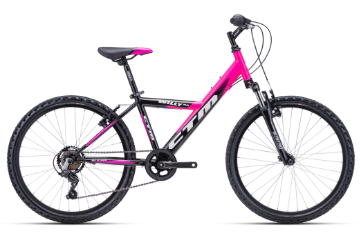 CTM WILLY 2.0 kids bike - black/pink - 2023
