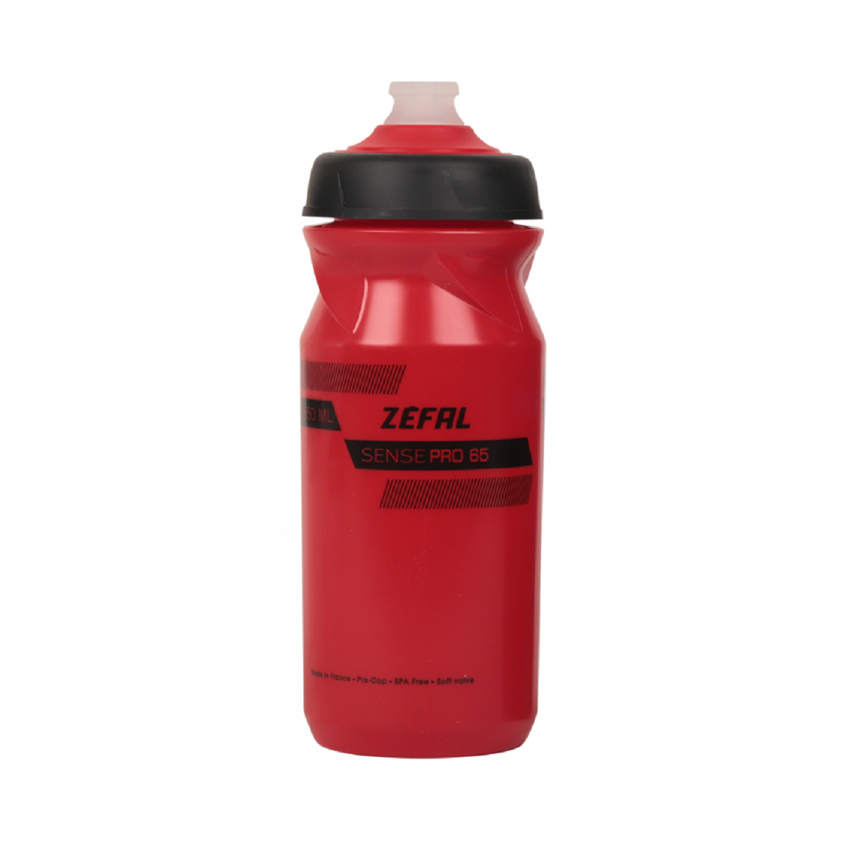 ZEFAL SENSE PRO 65 650ML ūdens pudele - sarkana