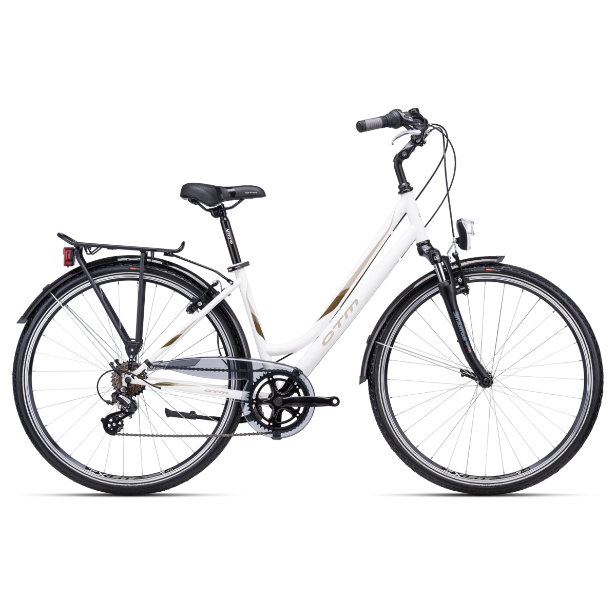 CTM CITY 28" FLORENCE woman bicycle - white