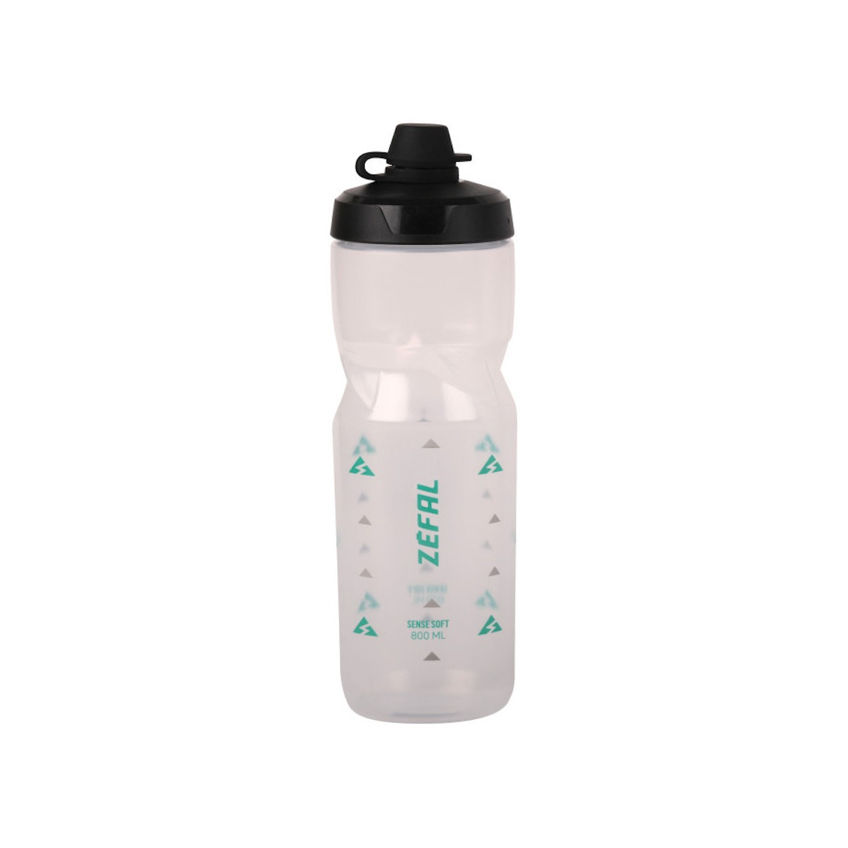ZEFAL SENSE SOFT 80 NO MUD 800ML water bottle - clear