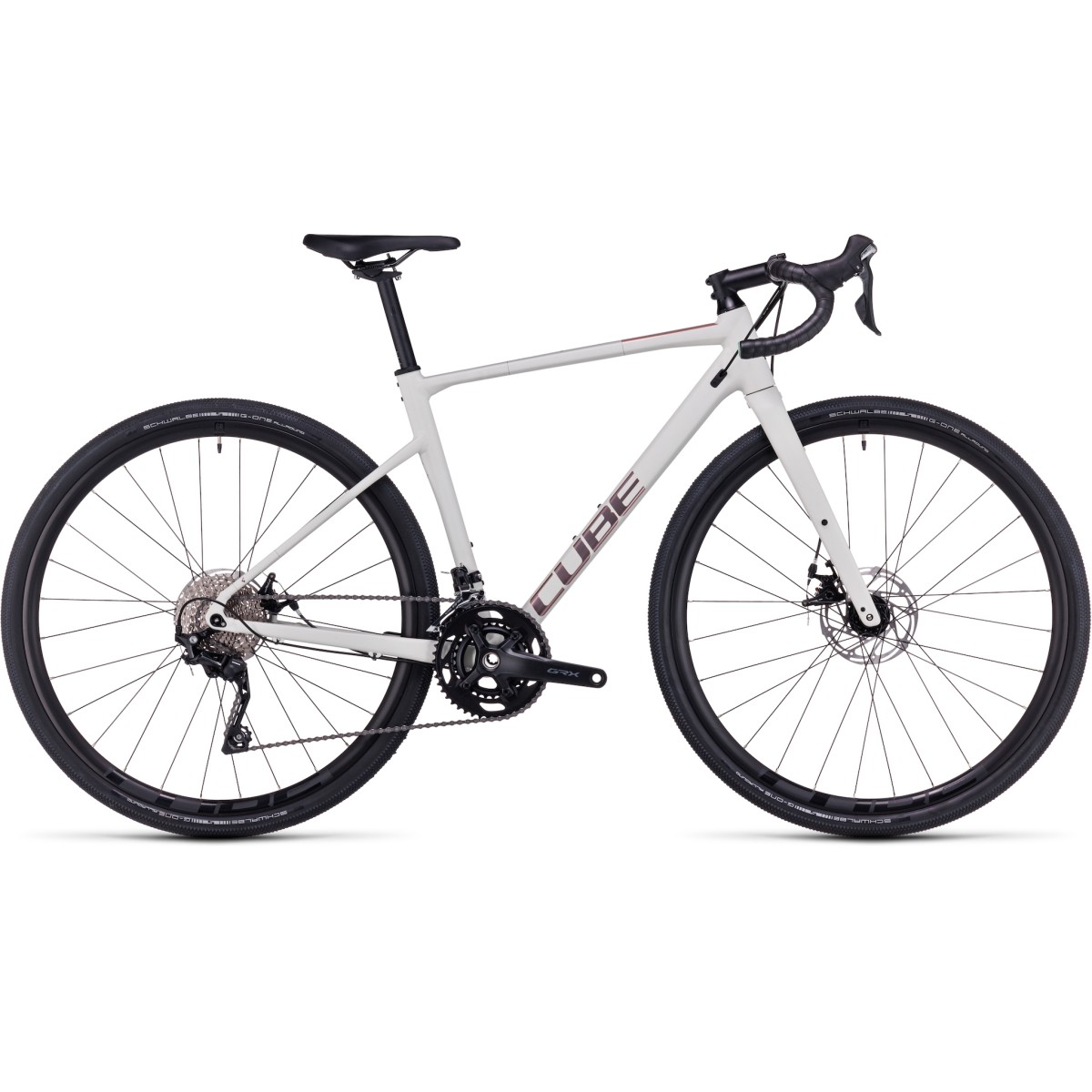 CUBE NUROAD WS gravel velosipēds - lightgrey/rose - 2023