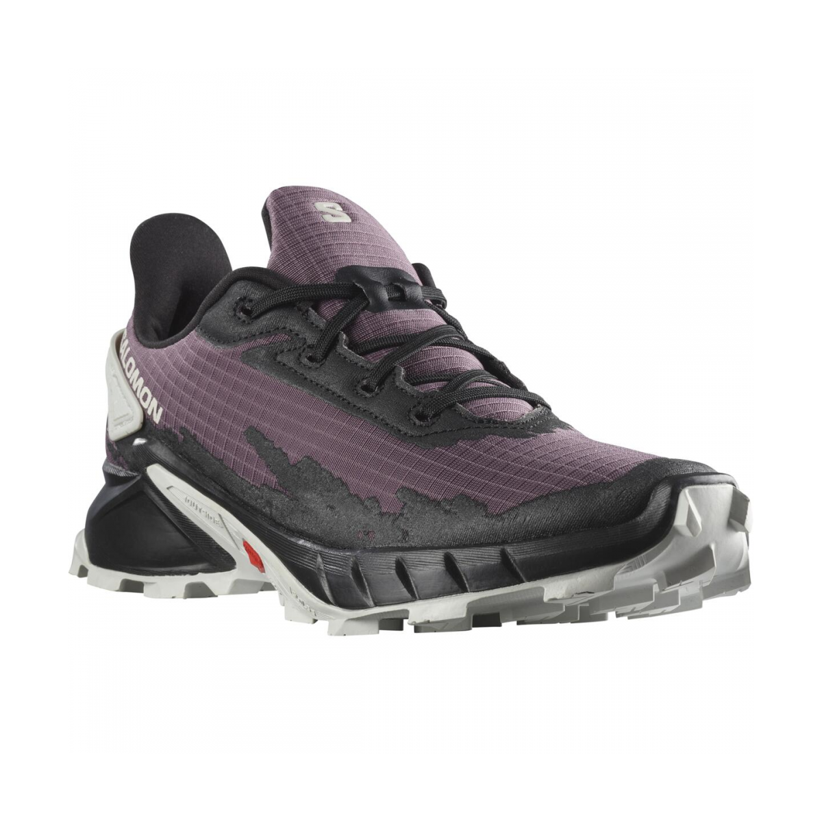 SALOMON ALPHACROSS 4 W trail running shoes - black/violet/white