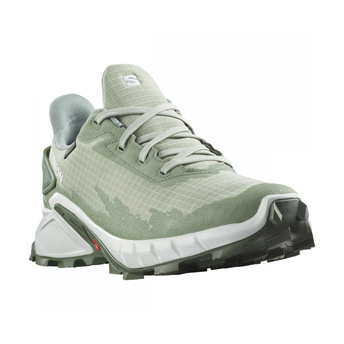 SALOMON ALPHACROSS 4 W GTX trail running shoes - green/white