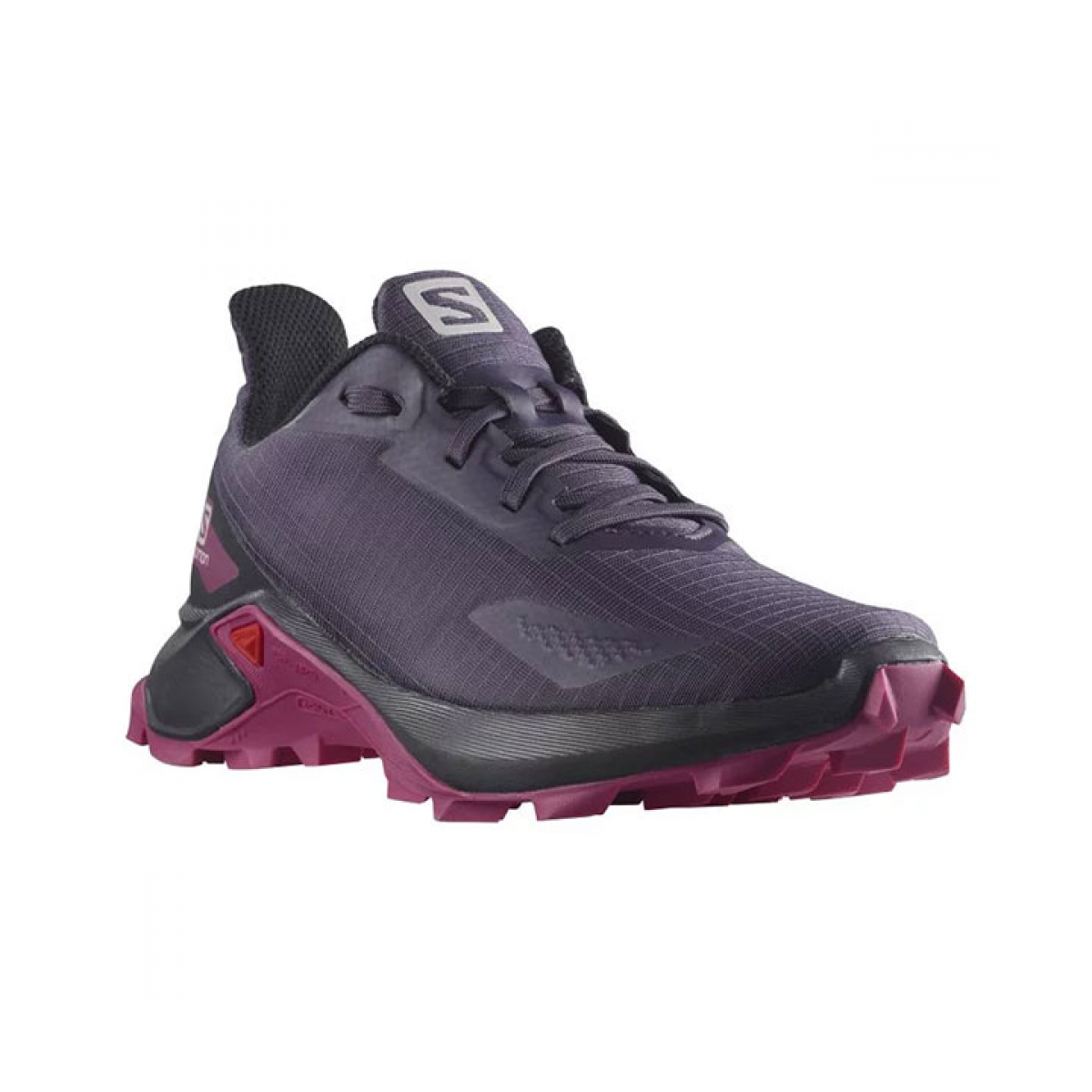 SALOMON ALPHACROSS BLAST J trail running shoes - violet/black