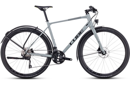 CUBE NULANE PRO FE gravel velosipēds - grey/black - 2023