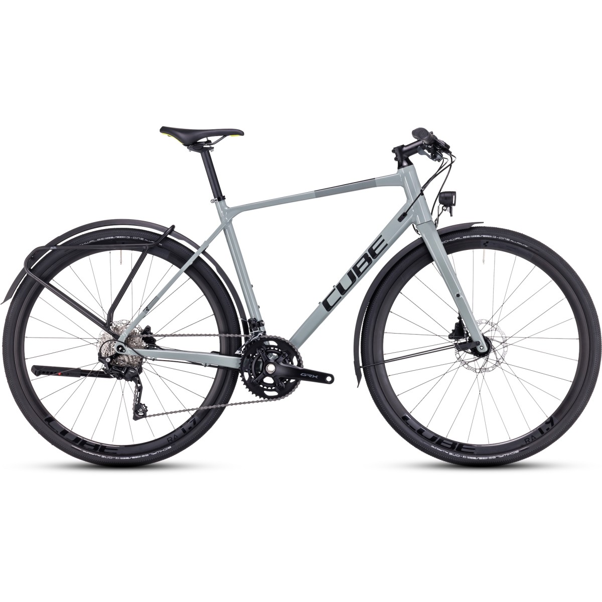 CUBE NULANE PRO FE gravel velosipēds - grey/black - 2023