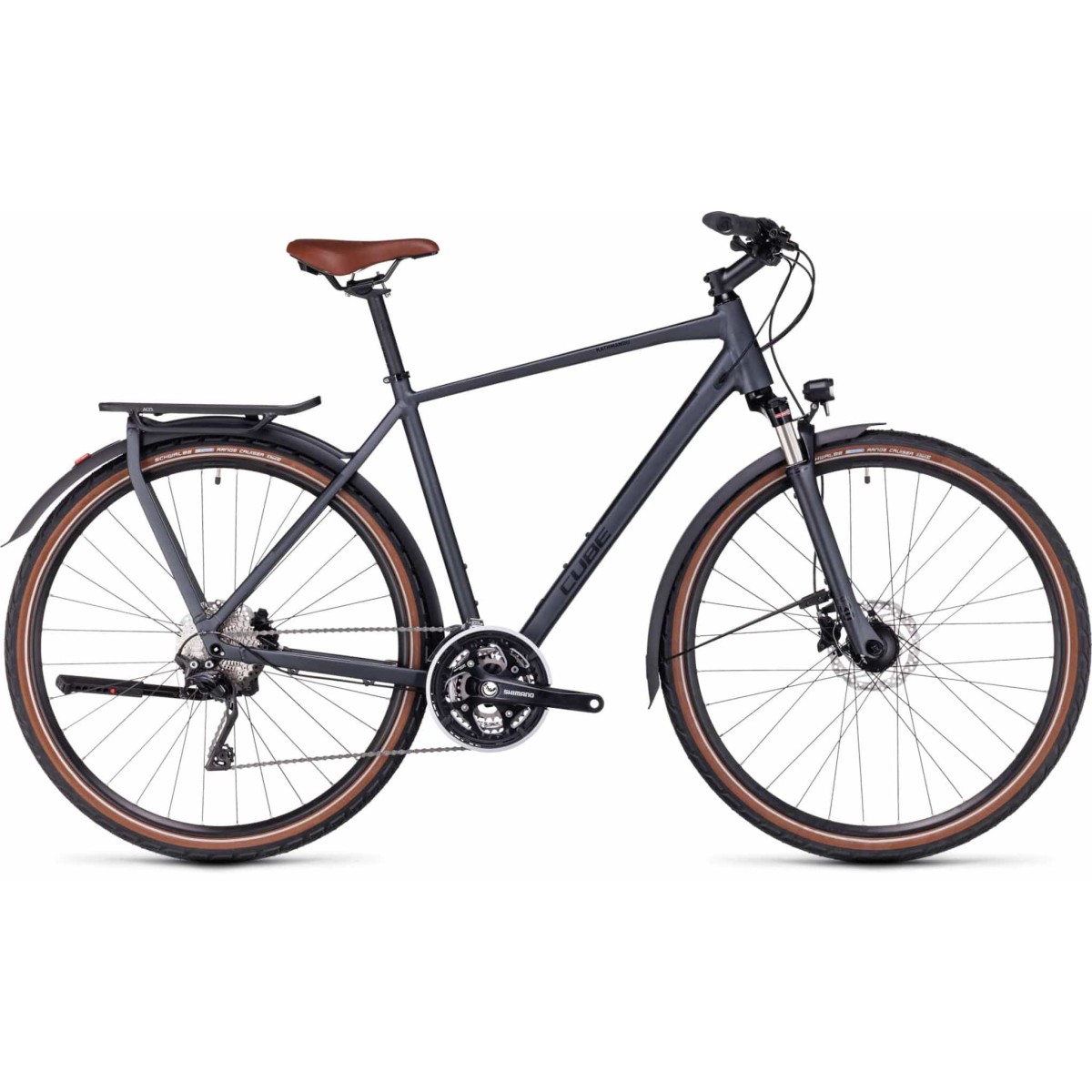 CUBE KATHMANDU PRO pilsētas velosipēds - grey/black - 2023