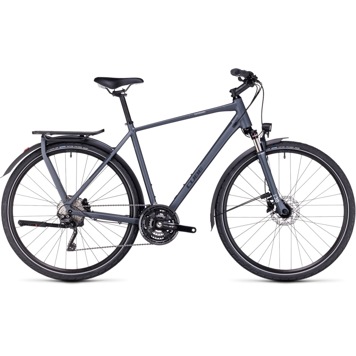 CUBE KATHMANDU EXC pilsētas velosipēds - darkgrey/grey - 2023