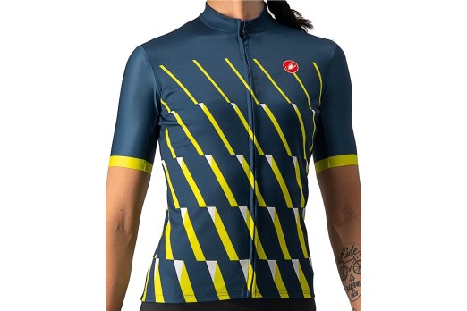 CASTELLI PENDIO W cycling shirt - navy blue