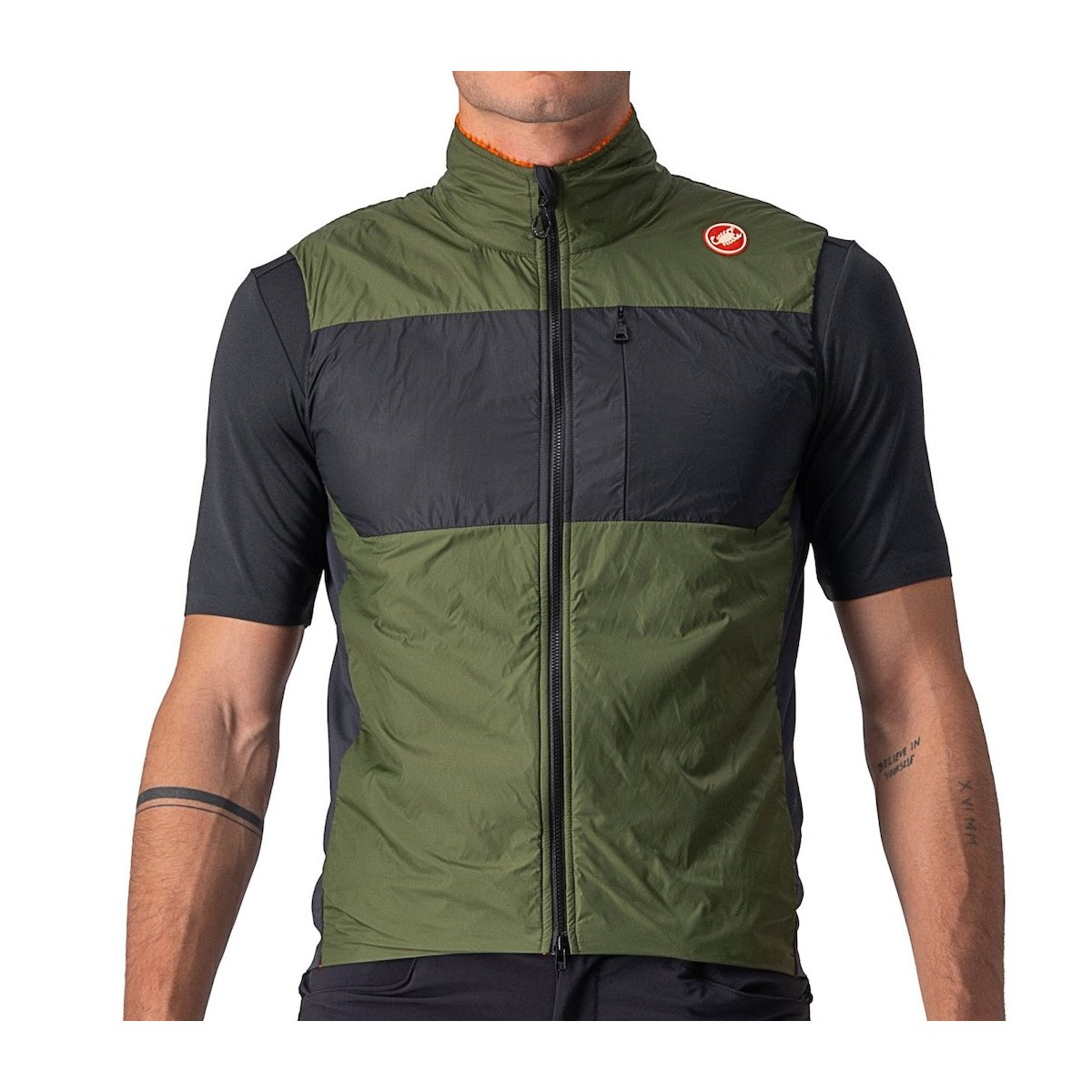 CASTELLI UNLIMITED PUFFY cycling vest - green