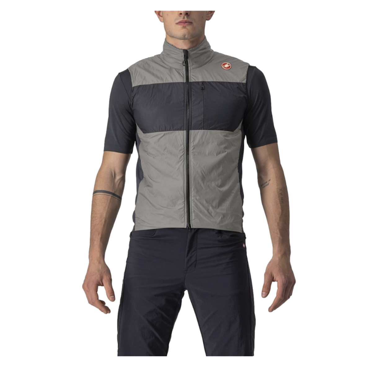 CASTELLI UNLIMITED PUFFY cycling vest - grey