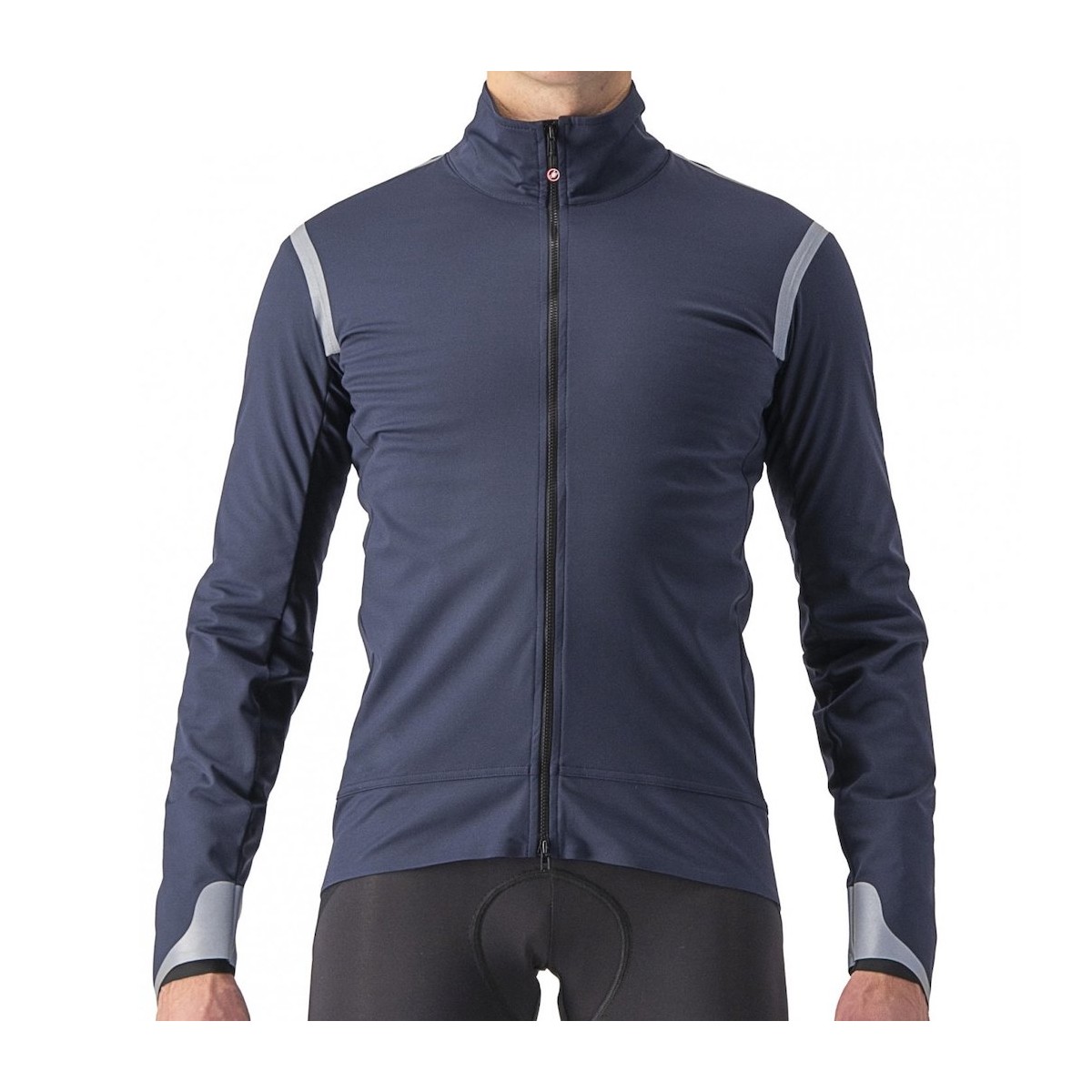 CASTELLI ALPHA ULTIMATE INSULATED cycling jacket - navy blue