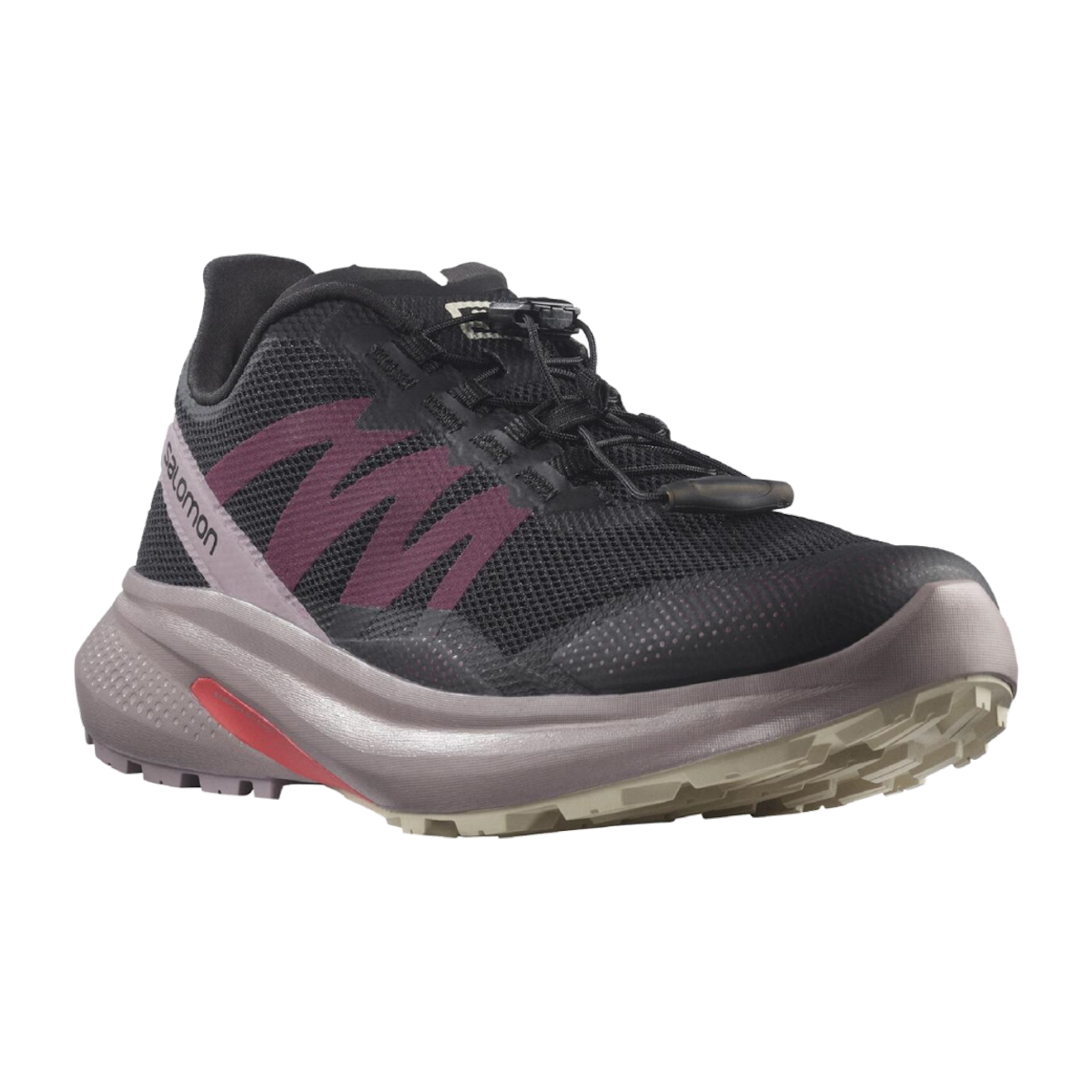 SALOMON HYPULSE W running shoes - dark violet/pink