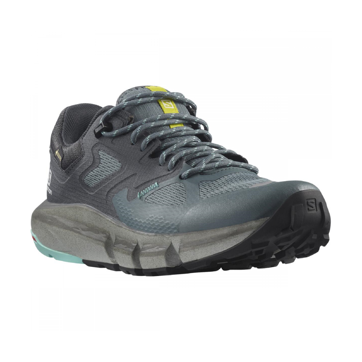 SALOMON PREDICT HIKE GTX W hiking footwear - grey/blue