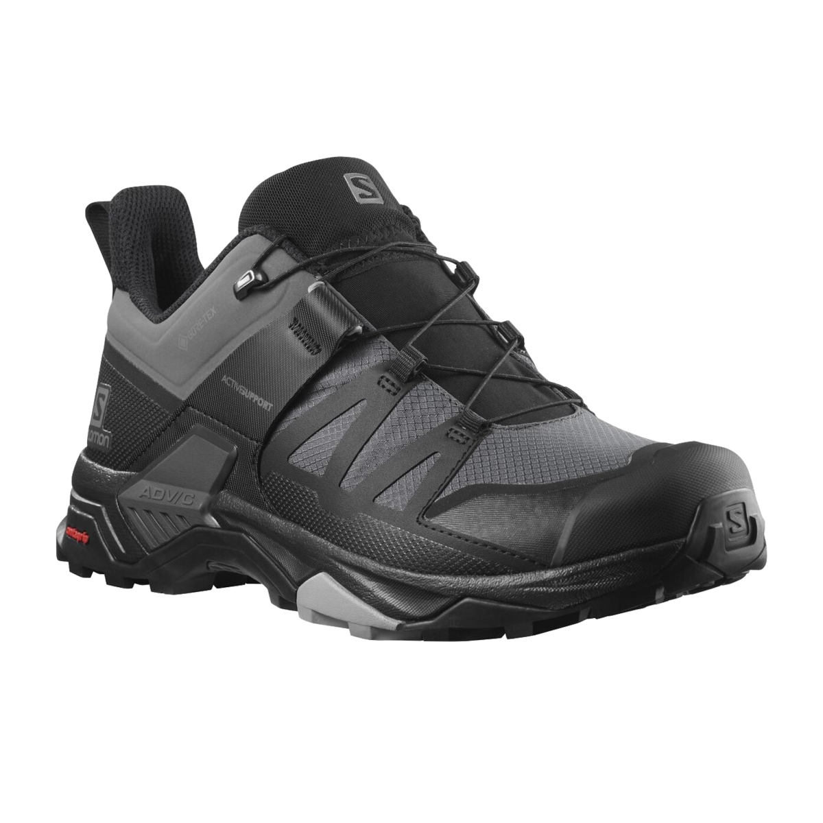 SALOMON X ULTRA 4 WIDE GTX hiking footwear - grey/black