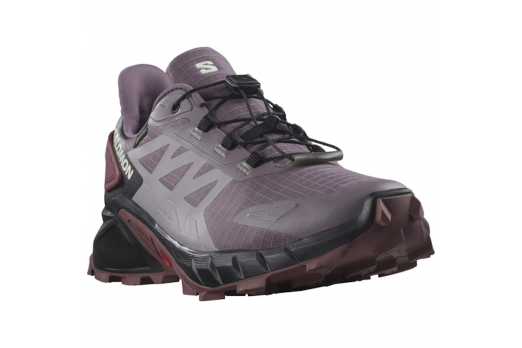 SALOMON SUPERCROSS 4 GTX W trail running shoes - violet/black