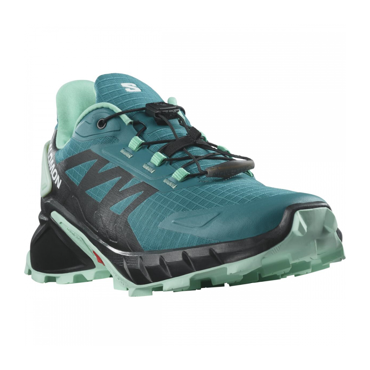 SALOMON SUPERCROSS 4 W trail running shoes - blue/black/green