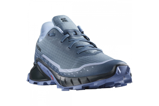 SALOMON ALPHACROSS 5 W trail running shoes - light blue/violet