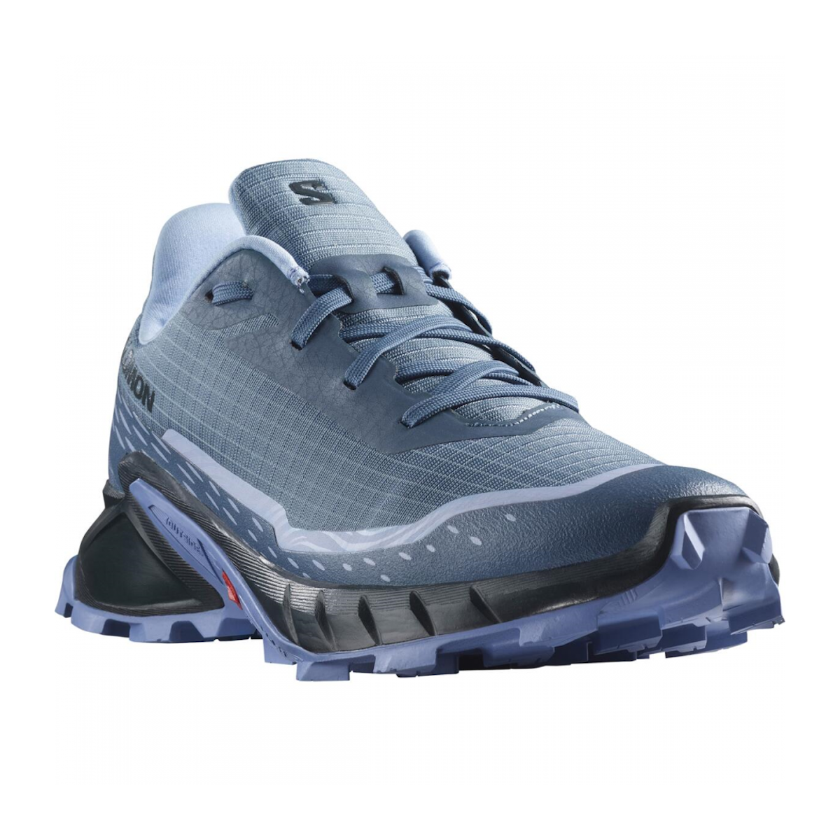 SALOMON ALPHACROSS 5 W trail running shoes - light blue/violet
