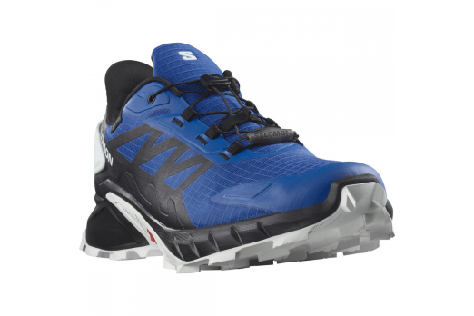 SALOMON SUPERCROSS 4 GTX trail running shoes - blue/black/white