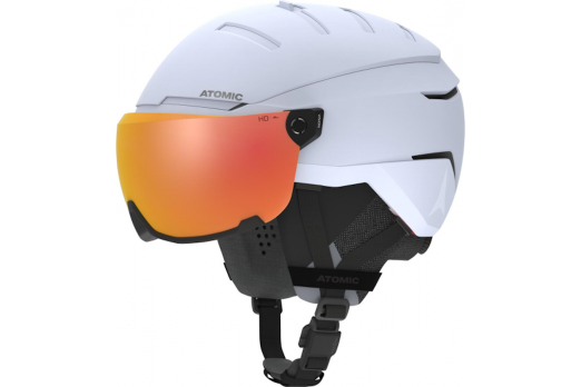 ATOMIC SAVOR GT AMID VISOR HD CTD HD C2-3 helmet - light grey w/red