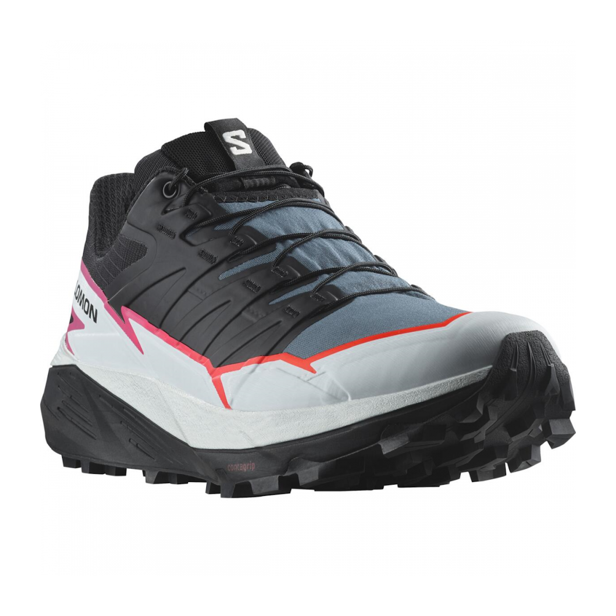 SALOMON THUNDERCROSS W trail running shoes - black/white/pink