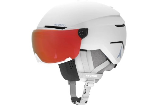ATOMIC SAVOR VISOR PHOTO ID HD PH C1-3 helmet - white w/red