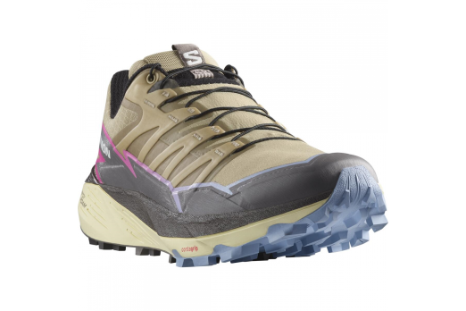 SALOMON THUNDERCROSS W trail running shoes - beige/brown/violet