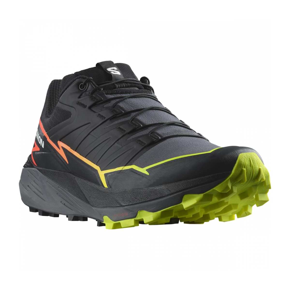 SALOMON THUNDERCROSS trail running shoes - black/orange/yellow