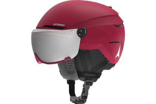 ATOMIC SAVOR VISOR ST / ST C2 helmet - dark red w/silver