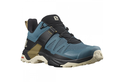 SALOMON X ULTRA 4 trail running shoes - blue/black/beige