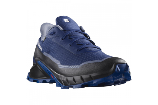SALOMON ALPHACROSS 5 GTX trail running shoes - blue/black