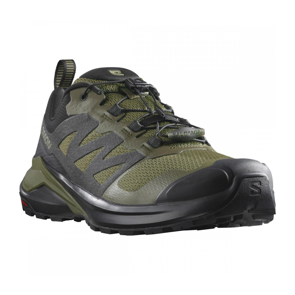 SALOMON X ADVENTURE trail running shoes - green/black