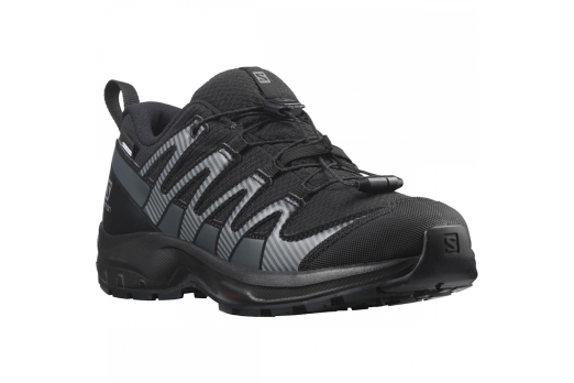 SALOMON XA PRO V8 CSWP J trail running shoes - black/grey