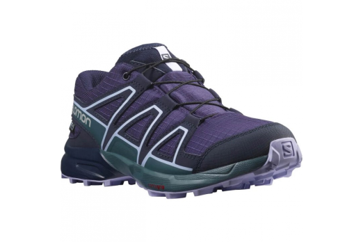 SALOMON SPEEDCROSS CSWP J trail running shoes - violet/pink/blue
