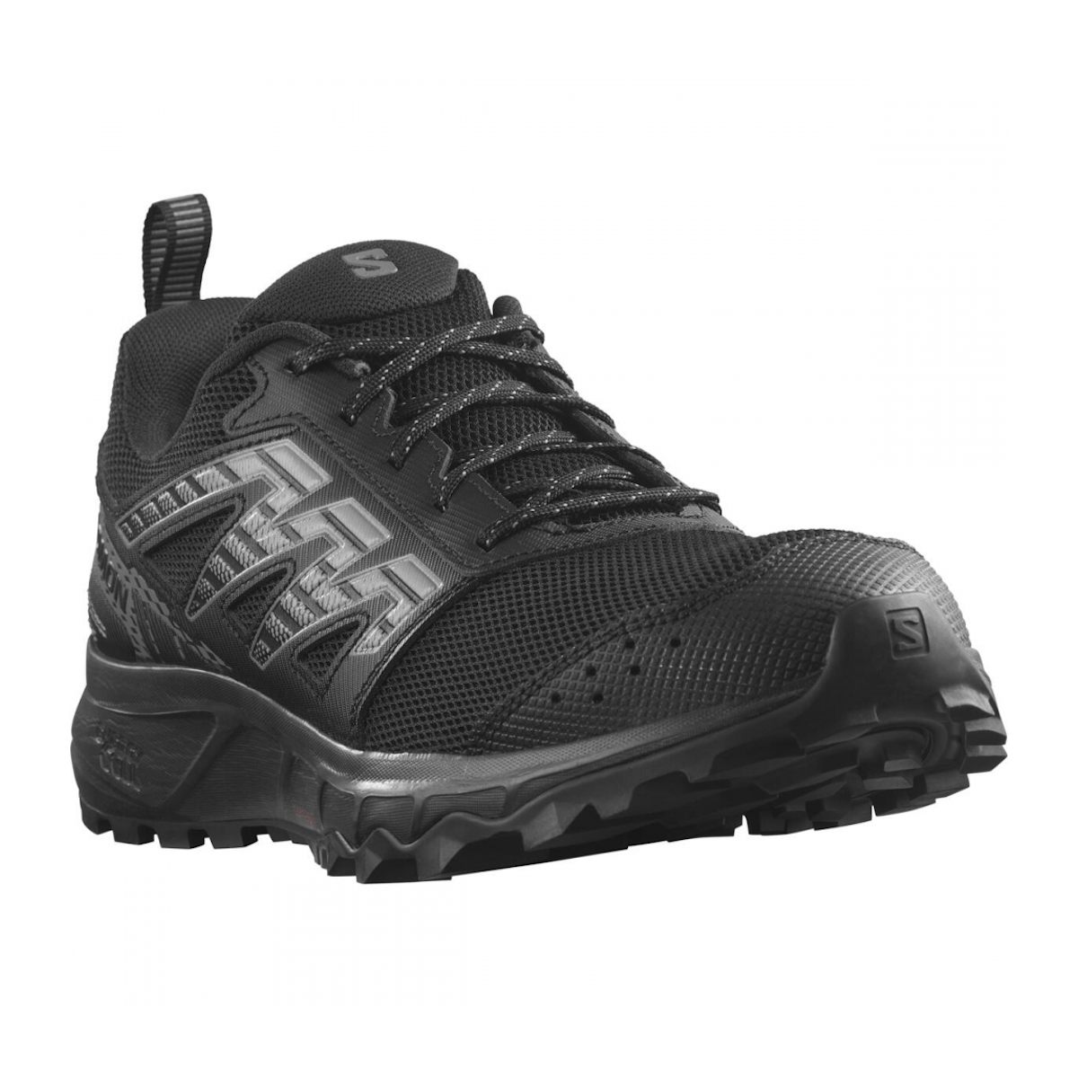 SALOMON WANDER trail running shoes - black/grey